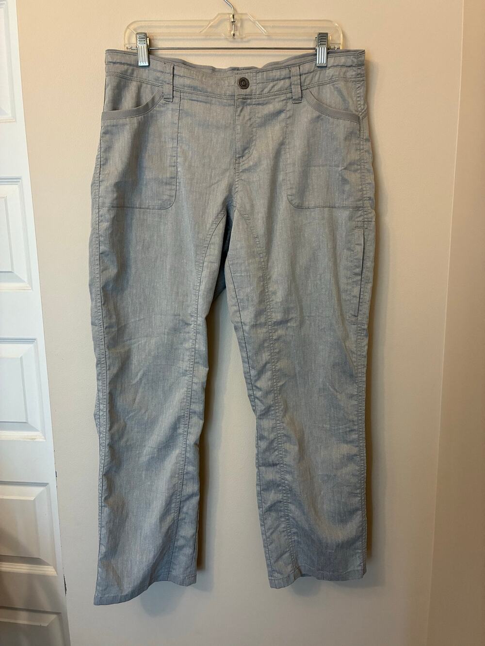Kuhl Cabo Pants Ash Gray Hiking Outdoors Inseam 28" Women's Size 12
